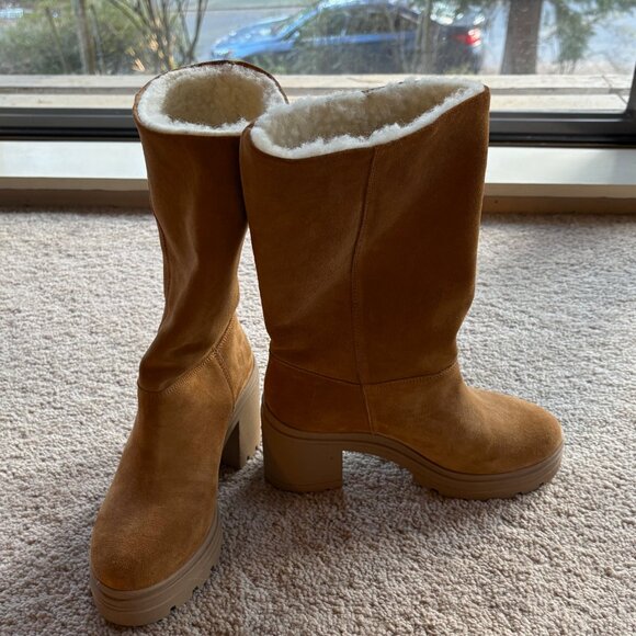Sundance Cambrie Shearling Boots EU7 NwoT - Picture 4 of 7